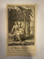 Kopergravure Sainte Marie D’Oignies Martyr Graveur Harrewijn ° Nivelles + Oignies Aiseau-Presles Feestdag 23 Juni Weëen - Collections