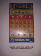 BIGLIETTO USATO GRATTA E VINCI - SFINGE D'ORO - DA 10 € NON VINCENTE - Lottery Tickets