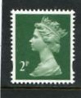GREAT BRITAIN - 1995  MACHIN  2p. 2B  ENSCHEDE  MINT NH  SG Y1668 - Unused Stamps