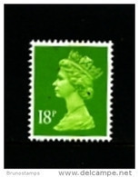 GREAT BRITAIN - 1992  MACHIN  18p. CB  LITHO MINT NH  SG X1011 - Machin-Ausgaben