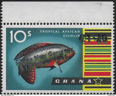 1965 Ghana Elizabeth II 1c.20 Su 10s. MNH SG N. 390a - Ghana (1957-...)