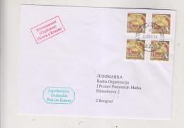 YUGOSLAVIA,2001 KOSOVO KOSOVSKA MITROVICA SERBIAN POST Nice Cover - Briefe U. Dokumente