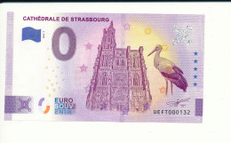 Billet Touristique  0 Euro  - CATHÉDRALE DE STRASBOURG-  2023-3 -  UEFT -  N° 132 - Sonstige & Ohne Zuordnung