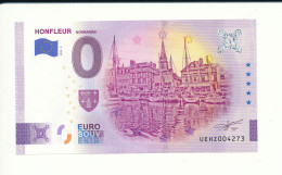 Billet Souvenir - 0 Euro - HONFLEUR NORMANDIE - UEHZ - 2023-3 - N° 4273 - Mezclas - Billetes