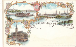 2 Gruss Aus Hamburg / BriefträgerUngebraucht - Postal Services