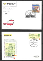 2006 Joint/Gemeinschaftsausgabe Austria And Germany, BOTH OFFICIAL FDC'S: Day Of Philately - Gezamelijke Uitgaven