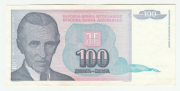 100 Dinara - 1994 - Yugoslavia - Nikola Tesla - Tesla Museum, Belgrade - Yougoslavie