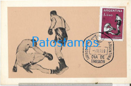 226024 ARGENTINA BUENOS AIRES SPORTS BOX BOXEADORES POSTAL POSTCARD - Argentina