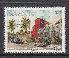 2010 Mayotte Customs House Complete Set Of 1 MNH - Unused Stamps