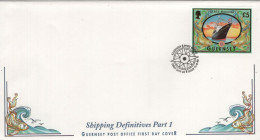 Guernsey 1998-2000 FDC Sc 663 5pd H.M.Y. Britannia - Guernsey