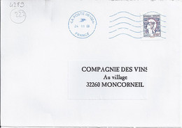 TYPE MARIANNE DE COCTEAU N° 4289  SUR LETTRE DE 2008 / 09 - 1961 Marianne De Cocteau