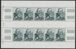 N° 1453 En Feuille Complète De 10 Ex. Neufs ** MNH Vendue à La Valeur Faciale + Coin Daté 14/5/84 Voir Suite - Nuovi