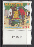 2011 Mayotte Fisherman Fishing Complete Set Of 1 MNH - Unused Stamps