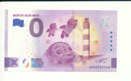 Billet Souvenir - 0 Euro - BERCK-SUR-MER - UEGZ - 2023-4 - N° 568 - Mezclas - Billetes