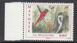 2011 Mayotte Flycatchers Birds Complete Set Of 1 MNH - Nuevos
