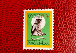 MACAO 1992 1v Année Singe Neuf MNH ** YT 658 Mamíferos Mammals Säugetiere Mammiferi Mammifère CHINA MACAU - Singes