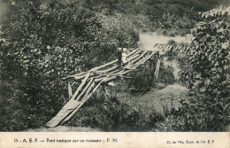 CPA AEF - Pont Rustique Sur Un Ruisseau - Ohne Zuordnung