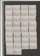 1984 MNH Franking Labels (set Of 32 + 2) - Franking Machines (EMA)