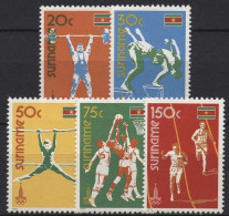 Surinam 1980 Olympische Sommerspiele Moskau 905/09 Postfrisch - Suriname