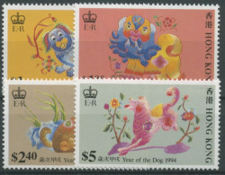 Hongkong 1994 Chinesisches Neujahr: Jahr Des Hundes 709/12 Postfrisch - Ungebraucht