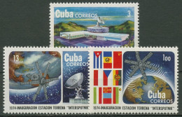 Kuba 1974 Erdfunkstelle Intersputnik Satellit 2015/17 Postfrisch - Unused Stamps