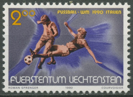 Liechtenstein 1990 Fußball-WM Italien 987 Postfrisch - Ongebruikt