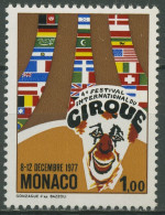 Monaco 1977 Zirkusfestival Monte Carlo Plakat 1293 Postfrisch - Nuovi