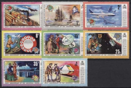 Grenada 1974 Weltpostverein UPU Postbeförderung 589/596 Postfrisch - Grenade (1974-...)