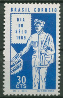 Brasilien 1969 Tag Der Briefmarke Briefträger 1222 Postfrisch - Ongebruikt