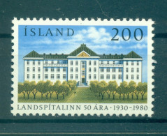 Islande 1980 - Y & T N. 514 - Hôpital National (Michel N. 561) - Ongebruikt