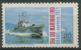 Brasilien 1971 Tag Des Seemanns Küstenwache Boot 1300 Postfrisch - Ungebraucht