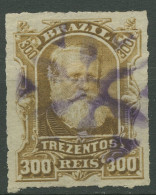 Brasilien 1878 Kaiser Pedro II. 45 Gestempelt - Gebruikt