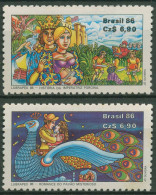 Brasilien 1986 LUBRAPEX Literatur Buchillustrationen 2200/01 A Postfrisch - Ungebraucht