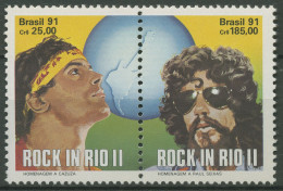 Brasilien 1991 Rock-Festival Musiker 2396/97 ZD Postfrisch - Neufs