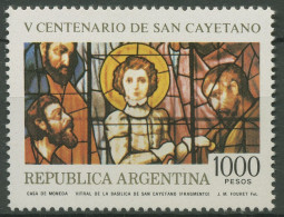 Argentinien 1981 Heiliger Cajetan Buntglasfenster 1525 Postfrisch - Unused Stamps