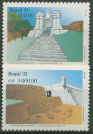 Brasilien 1992 Santa Catarina Festungen 2493/94 Postfrisch - Ongebruikt