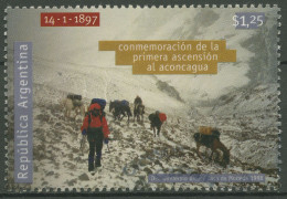 Argentinien 1998 Bergsteigen Erstbesteigung Des Aconcagua 2394 Gestempelt - Gebraucht