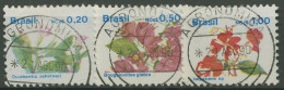 Brasilien 1989 Freimarken: Pflanzen Blüten 2303/05 Gestempelt - Gebraucht