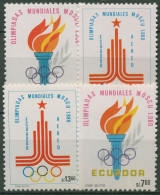 Ecuador 1980 Olympische Sommerspiele Moskau 1864/67 Postfrisch - Ecuador