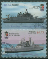 Argentinien 1997 Schiffe Marinestützpunkt Puerto Belgrano 2335/36 Gestempelt - Used Stamps