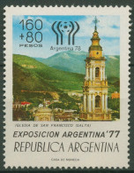 Argentinien 1978 Fußball-WM MiNr.1310 Mit Aufdruck Glockenturm 1322 Postfrisch - Ungebraucht