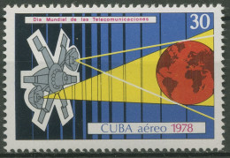 Kuba 1978 Weltfernmeldetag Nachrichtensatellit 2300 Postfrisch - Neufs