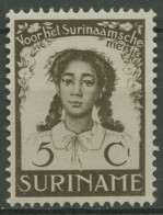 Surinam 1938 Ende Der Sklaverei Mädchen 204 Mit Falz - Surinam
