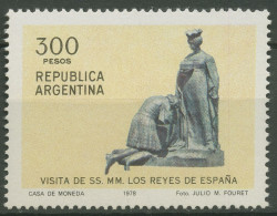 Argentinien 1978 Besuch Des Spanischen Königs Bronzestatue 1368 Postfrisch - Ongebruikt