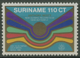 Surinam 1988 Olympia Sommerspiele Seoul Goldmedaille Schwimmen 1282 Postfrisch - Surinam