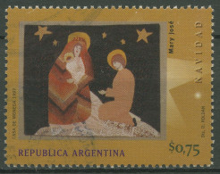 Argentinien 1997 Weihnachten Wandteppich 2385 Gestempelt - Oblitérés