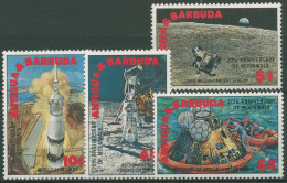 Antigua & Barbuda 1989 Raumfahrt Bemannte Mondlandung 1294/97 Postfrisch - Antigua Und Barbuda (1981-...)