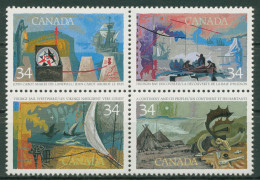 Kanada 1986 Entdecker In Der Geschichte Kanadas 1004/07 ZD Postfrisch - Unused Stamps