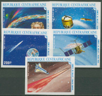 Zentralafrikanische Republik 1986 Halleyscher Komet 1203/07 B Postfrisch - Repubblica Centroafricana