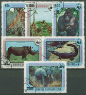 Zentralafrikanische Republik 1978 WWF Nashorn Elefant Gorilla 532/37 Gestempelt - Repubblica Centroafricana